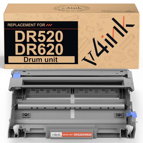 v4ink Compatible Drum Replacement for Brother DR520 DR620 1Pack for DCP-8060 8065 8080 8085 HL-5240 5250 5270 5280 5340 5350 5370 5380 MFC-8460 8480 8660 8670 8680 8690 8860 8870 8880 8890 (Not Toner)