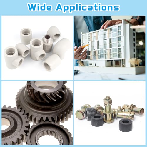 QUARKZMAN 3 Stück ABS Kunststoffstäbe, Durchmesser 20mm Länge 300mm Kunststoffstab Rund für Mechanischer Einsatz, Schulprojekt, Werkstattanwendung, DIY-Reparatur (Weiß)