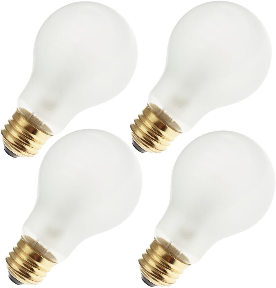 25A19 12V, 25 Watt, A19, Medium Screw (E26) Base Light Bulb (4 Bulbs)