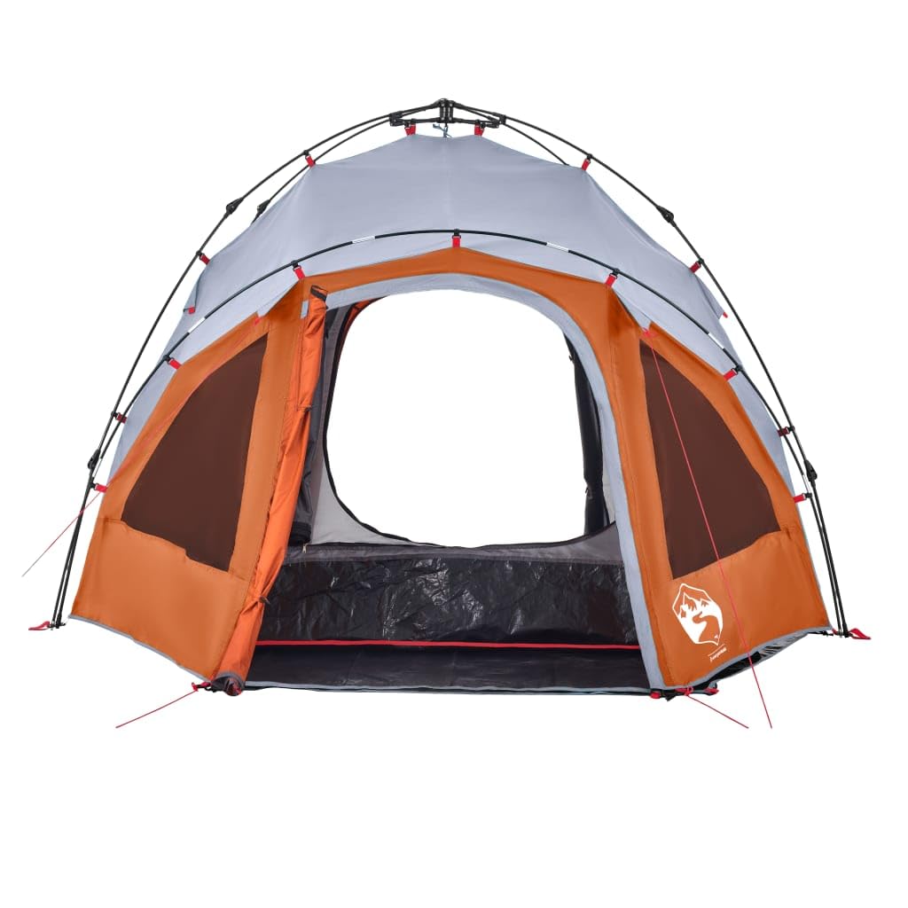 Tienda de campaña domo para personas verde, sistema de liberación rápida, poliéster impermeable con revestimiento de PU, tienda de campaña al aire libre xx,cm, fácilmente portátil, para aventuras de