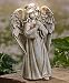 The Lakeside Collection Garden Angels with Solar Halos - Praying