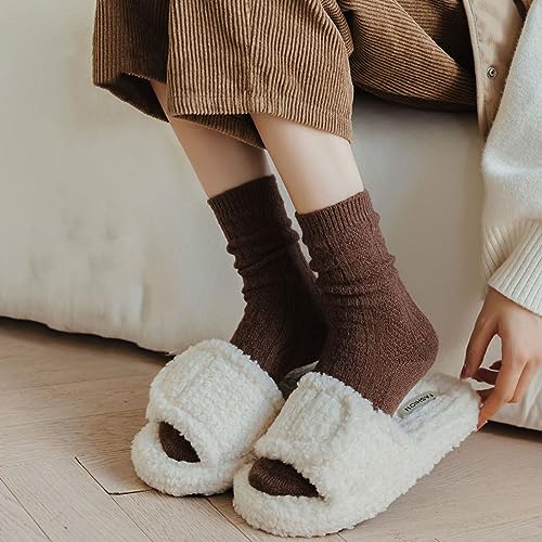 Wool Socks, Women's Mid Socks, Thickened and Plush3