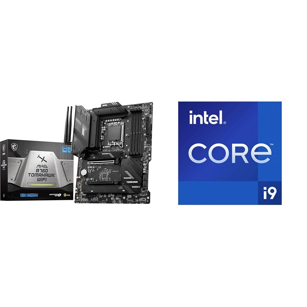 MSI MAG B760 Tomahawk WiFi Mainboard + Intel® Core™ i9-14900KF Prozessoren 24 cores