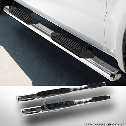 Barras laterales ovaladas cromadas para F150 2004-2008 miniatura 4