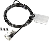 Vista 1 de Kensington Candado universal 3 en 1 con combinación para laptop, cable de bloqueo de seguridad para computadora, versión reiniciable (K62316WW)
