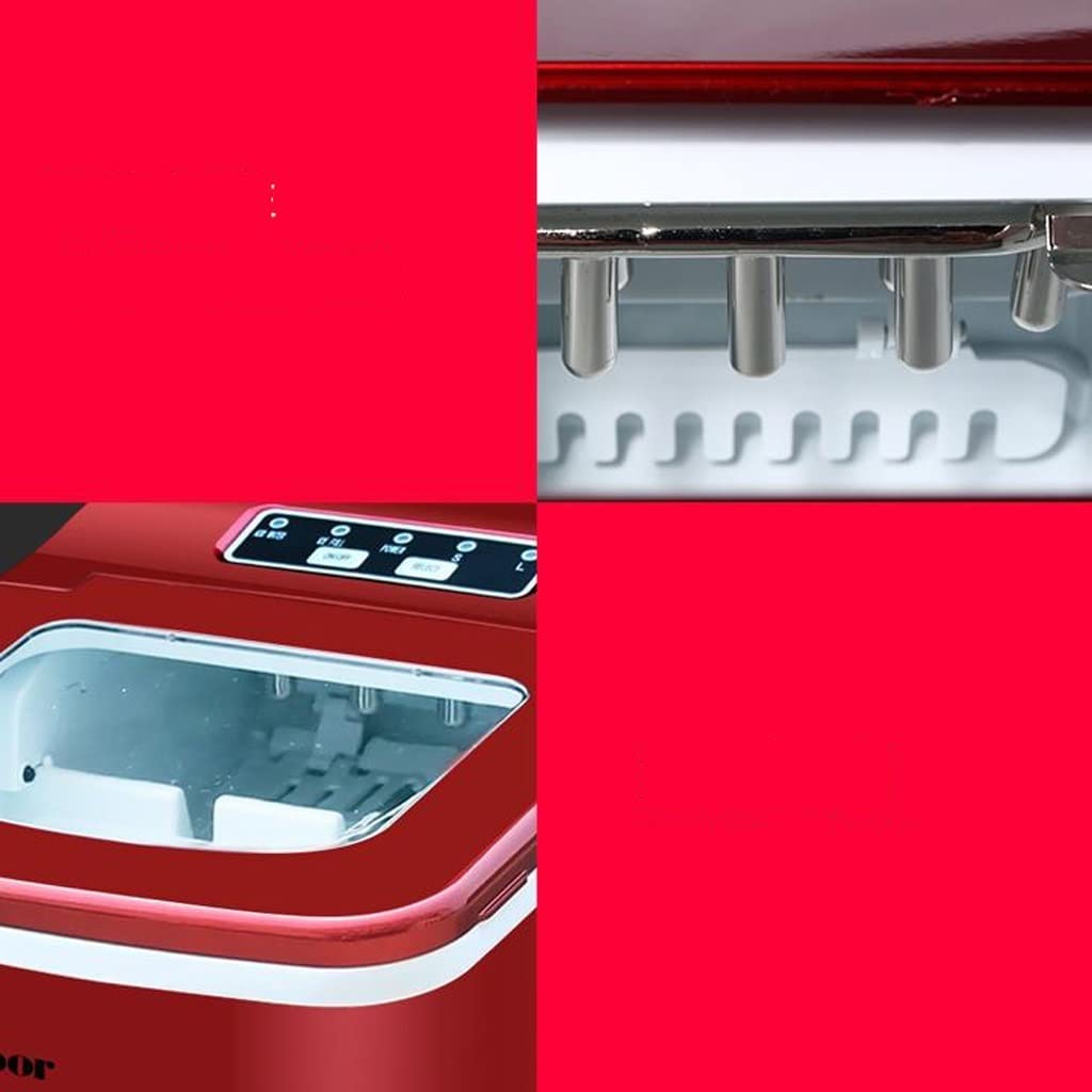 RJJ Fabricante de Hielo pequeño Mini Mini Mini Mini Retro Redondo de Hielo Fabricante de Cubos de Hielo (Color : Picture Color)
