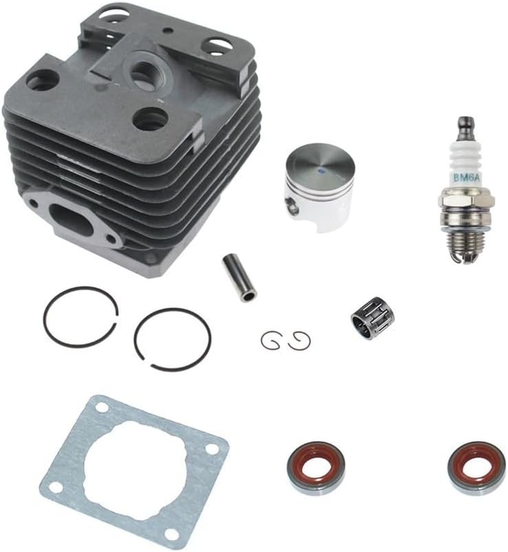 Cylinder Piston Kit 35mm Fit for Brushcutter Earth Auger FS120 BT120 BT121 41340201213 41340201218