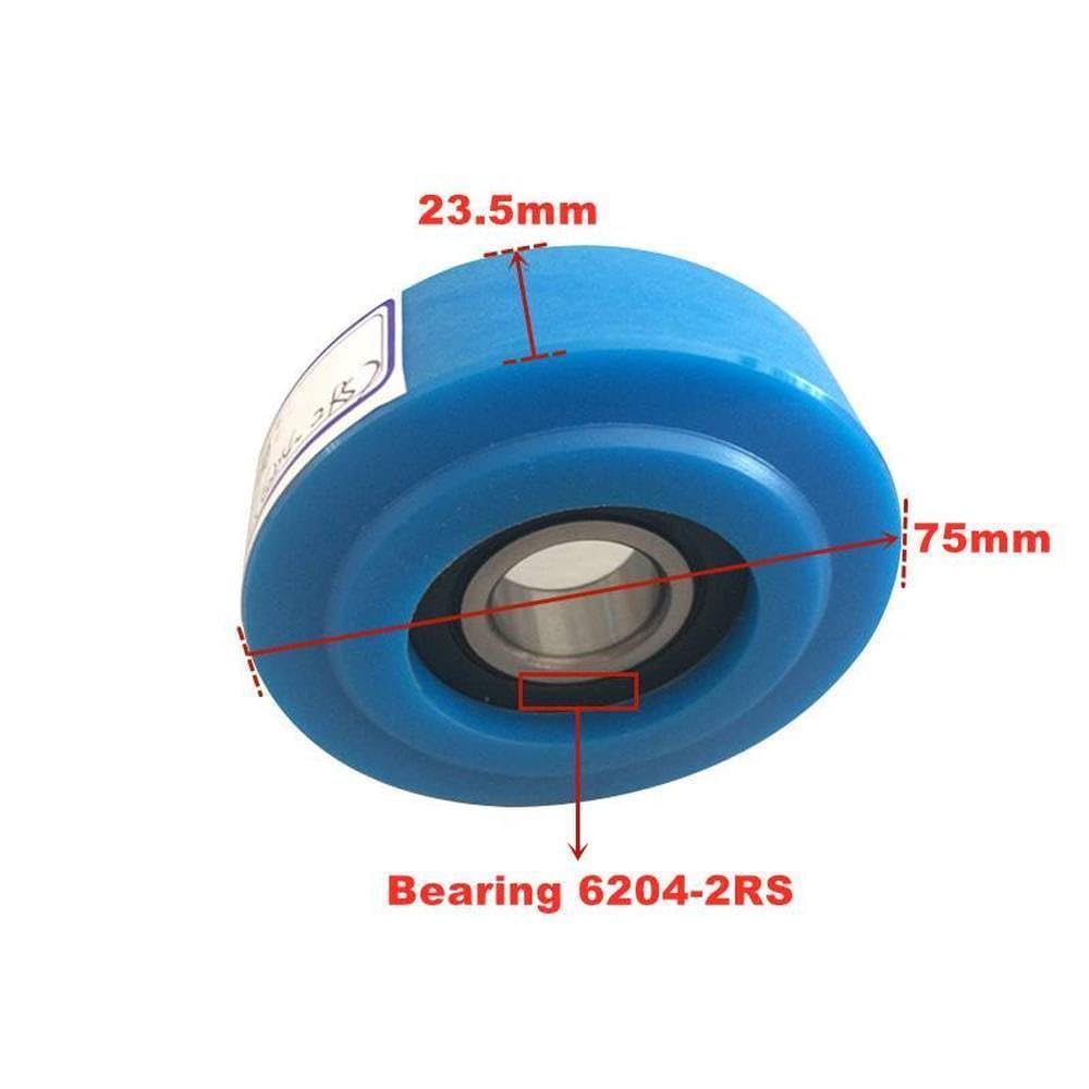 DEE2124311 - Rullo per catena a gradini E3X, ricambio per scala mobile E3X, DEE1700036 1700036, confezione da 100 pezzi