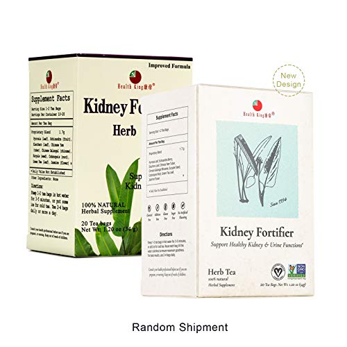 Health King Kidney Fortifier Herb Tea, Teabags, 20-Count Box (Pack Of 4) #TOP1