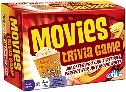 Outset Media Movies Trivia Game - Party Game - Family Game - Trav...