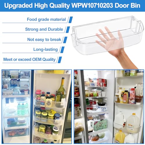 Whirlpool side by side fridge