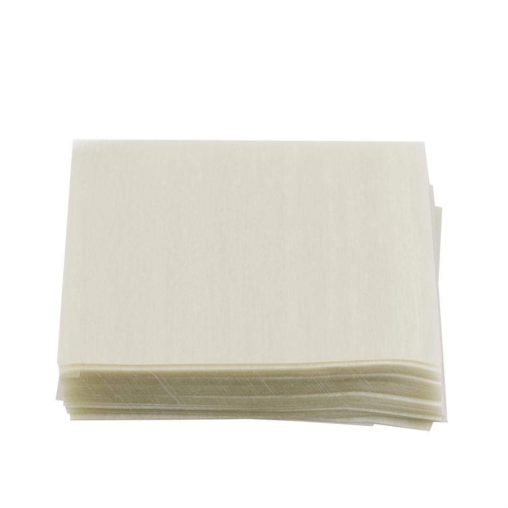 Tarente 500Pcs Nougat Paper Edible Rice Wafer Paper Handmade Candy