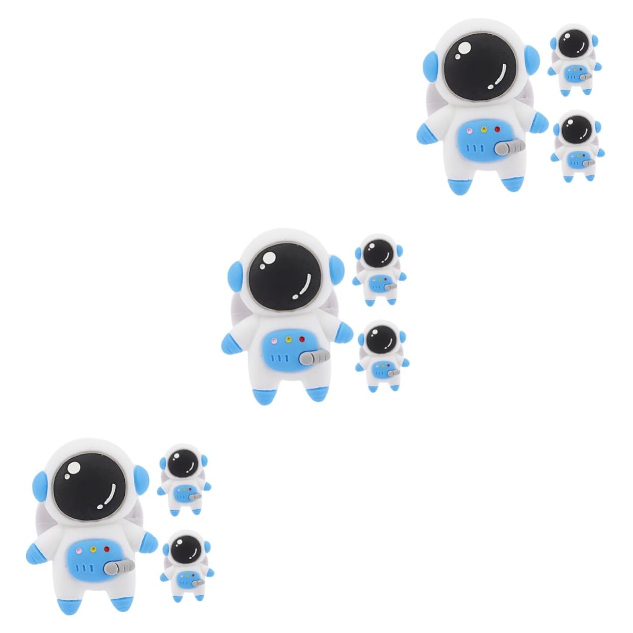 PartyKindom 9pezzi Clip Decorative Per Auto Astronauta Per Bocchette Aria Di Accessori Carini Per Aromatizzazione e Decorazione Automobilistica
