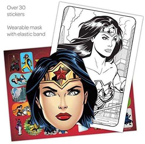 Miniatura 2 de Wonder Woman Coloring Book Super Set for Kids - Bundle with 2 Wonder Woman Activity and Coloring Books with Wonder Woman Stickers, Games, and