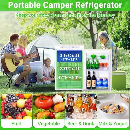 Smad 3.5 Cu.Ft 3-Way Propane Fridge