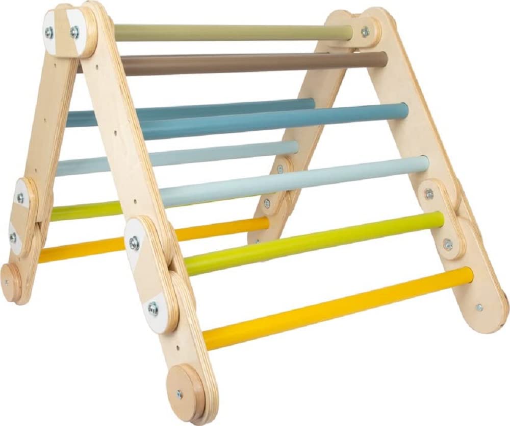 small foot Climbing Triangle "Adventure", exercise toy for children, wood, multifunctional, for ages 3+ years. No. 12238