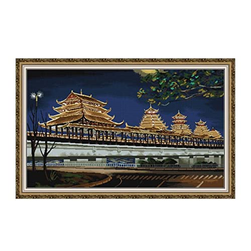 Kit broderie point de croix Fenghuangling 14ct toile d'exception - 2