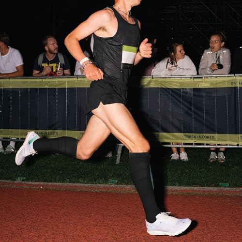 FLD Comfortway Socks Women Men 6 Pairs, Knee High Best Support Circulation Socks for Running, Travel, Flight, Nurse4