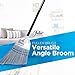Fuller Brush Angle Broom – Heavy Duty Broom with Split End Bristles, Steel Handle, Indoor/Outdoor Floor Sweeper for Home, Garage, Patio