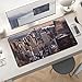 New York City Desk Mat Non-Slip Laptop Writing Pad Large Keyboard Mousepad with Rubber Base 23.6