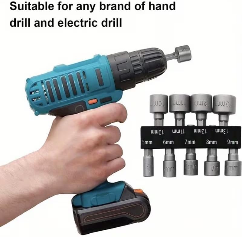 14 pcs nut driver set,for Power Drills, Nut Driver and Impact Socket Adapter,electrician tools