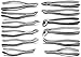 12 Pcs Dental Extracting Forceps 23, 65, 88L, 88R, 150, 151, 150S, 151S, Md1, Md2, Md3, Md4 Lower Upper Full Sets