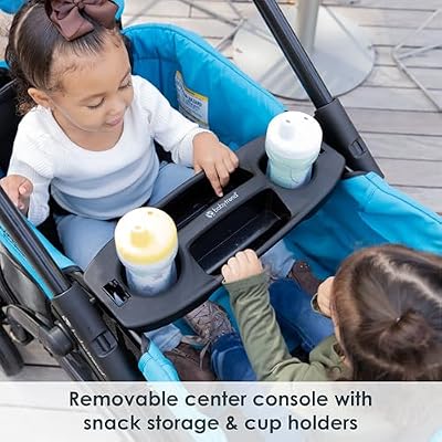 Baby Trend Expedition 2-in-1 Stroller Wagon Plus, Ultra Marine
