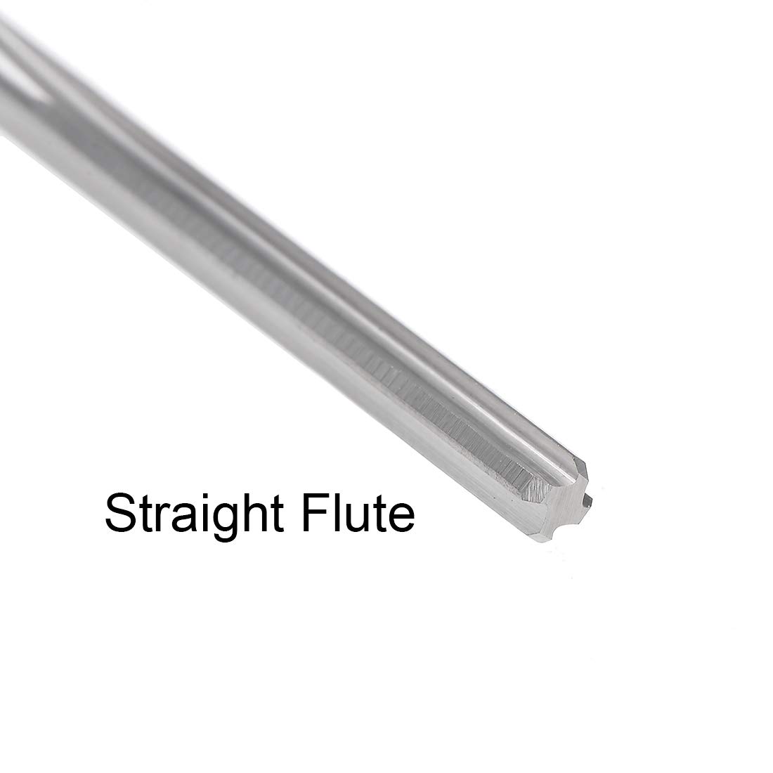 QUARKZMAN Alesatore Manuale 7,5mm Acciaio per Utensili in Lega H8 6 Fresa a Mano con Scanalature Dritte Punta Trapano Metrica per Alesatura Metallo