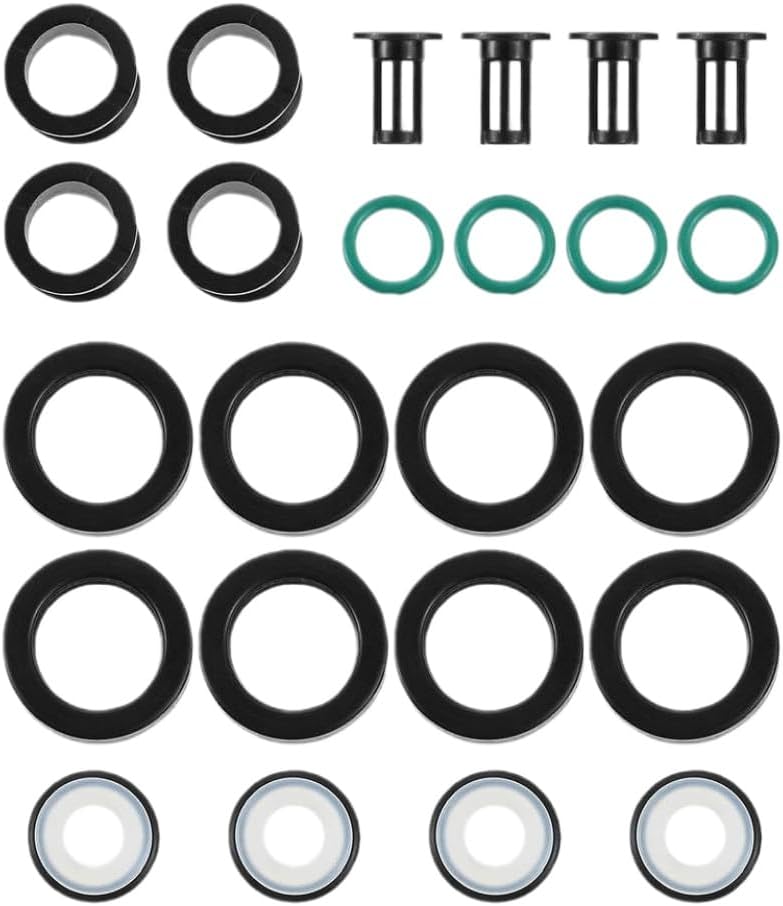 Fuel Injector Repair Service Kit TK340 Compatible With Accord D16Y8 J30A1 F23A1 F23A4 Civic CL 4 Cyl