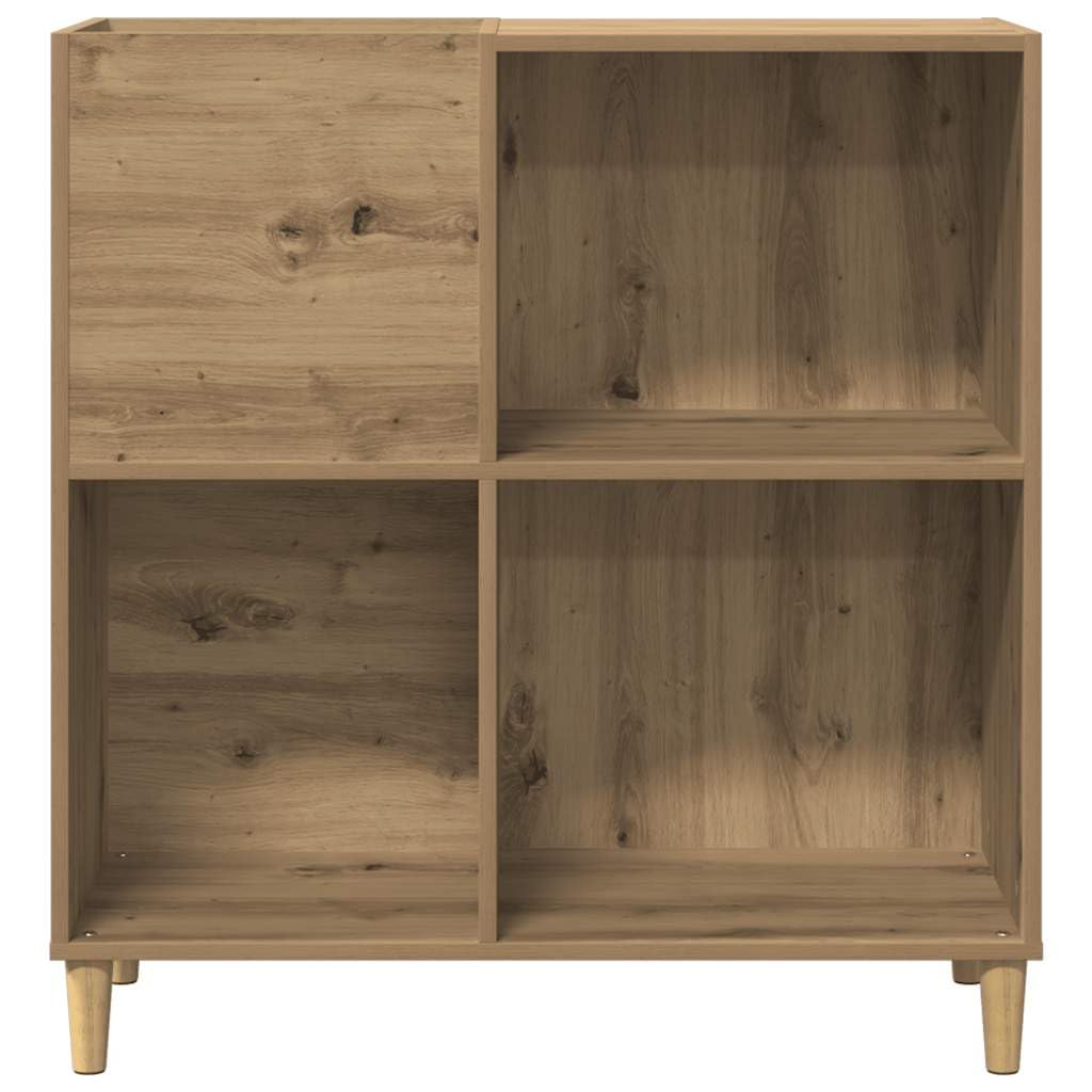 vidaXL Mobile Porta Dischi Artigianale 84,5x38x89 cm Legno Multistrato, Mobile per Giradischi, Porta Dischi, mobiletto Porta vinili