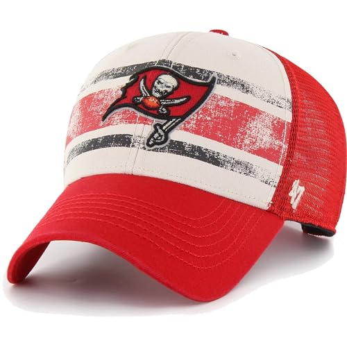 47 Men's Cream Tampa Bay Buccaneers Breakout MVP Trucker Adjustable Hat