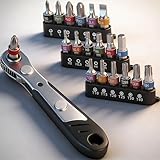 CYLBAQ Torx Bit Set Ratschenschlüssel Magnetisch, 110mm 1/4 Zoll Ratschen...
