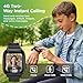 whraills 2026 Neue 4G Smartwatch Kinder mit Videoanruf & GPS, SOS, Voice Chat, IP68 Wasserdicht, Schulmodus, Schrittzähler, Wecker, Lernspiele, Geschenk für Jungen und Mädchen 4-15 Jahren – Schwarz