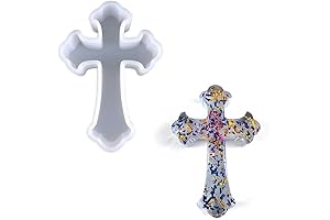 Duawenki Cross Shape Car Freshie Silicone Mold