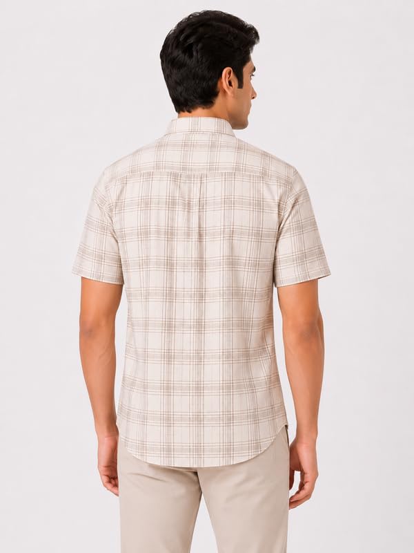 Image of Mens Half Sleeves Regular Shirt
