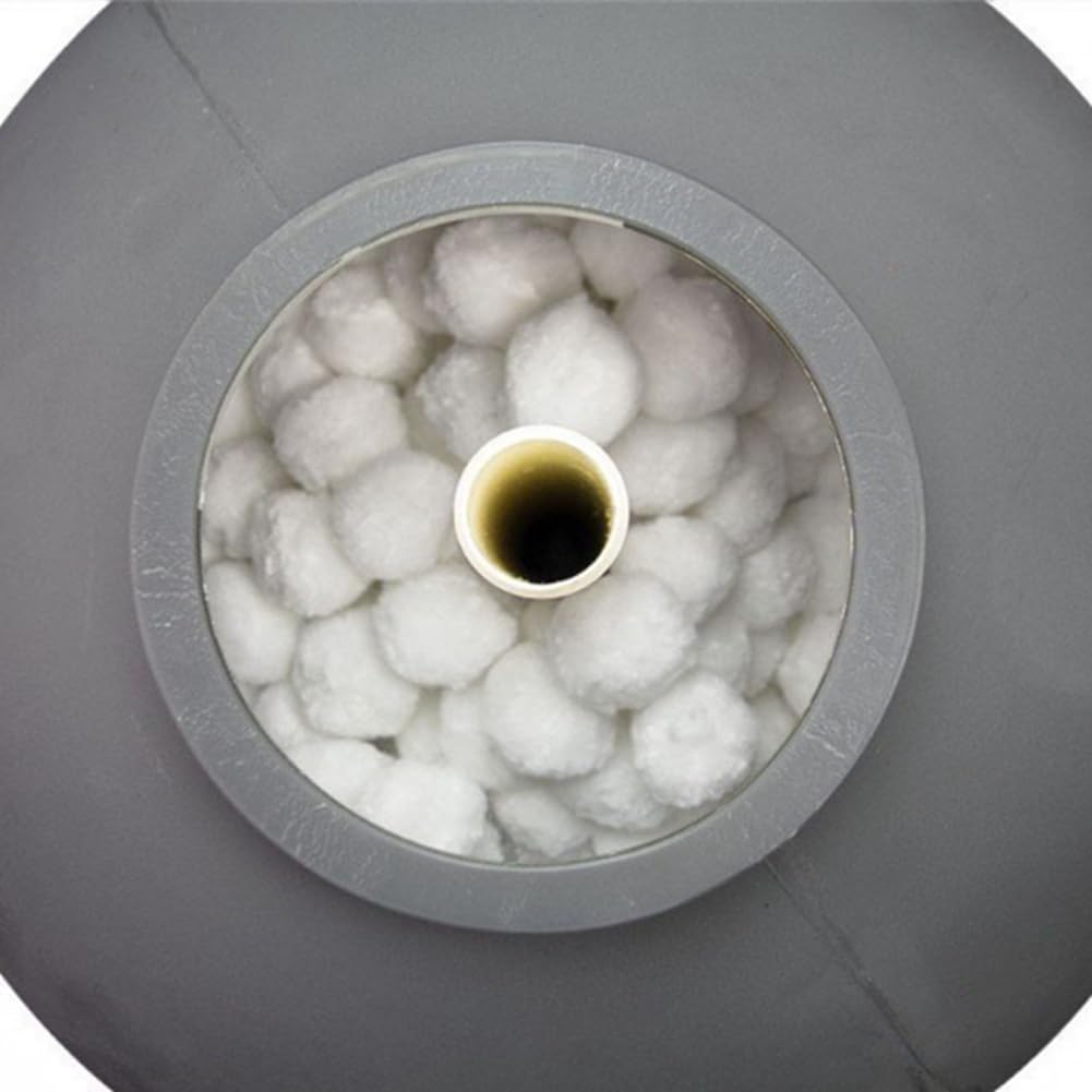 Bamberg Sfere Filtranti per Piscina, Sostituti della Sabbia per Filtri per Piscina, Sfere Filtranti Ecologiche, Media Filtrante con Sfere in Fibra(A)