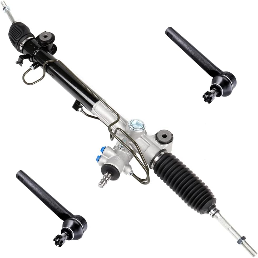 ECCPP Hydraulic Complete Power Steering Rack and Pinion Assembly + 2* Tie Rod Ends Fit For Toyota for Highlander 2.4L 3.3L 2004-2007 For Lexus RX330 3.3L 2004-2006 For Lexus RX350 3.5L 2007-2009