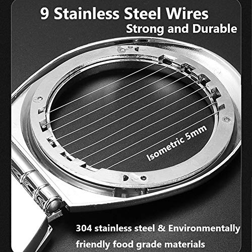 image for Secret Space Egg Slicer, Multipurpose 304 Stainless Steel Wire Egg Sli