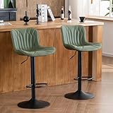 【Hauteur Réglable】Le tabouret de bar YOUNIKE est réglable en hauteur et pivote à 360°, ce qui offre une position confortable et facile. Grâce à la bouteille de gaz rotative, vous pouvez ajuster la direction et la hauteur à n'importe quelle position.