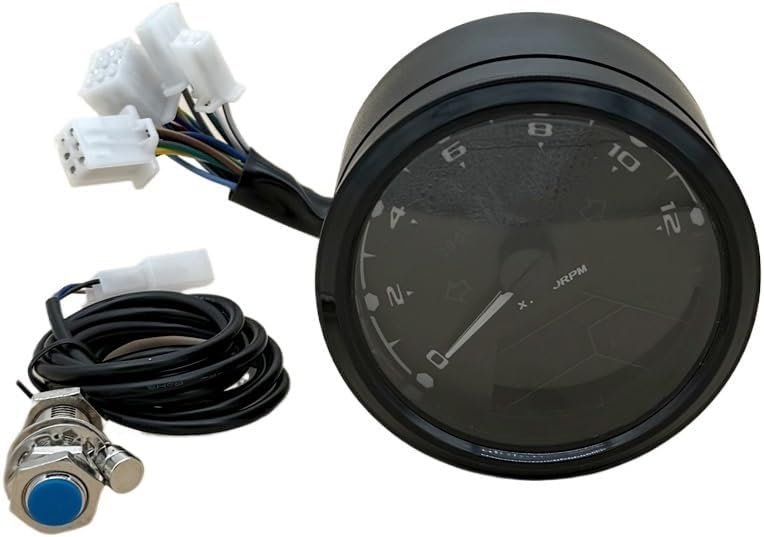 Motorbike Instrument Odometer Universal Motorcycle Speedometer Odometer Tachometer Motorbike Gauge Motorcycle Digital Dash Speedometer Odometer