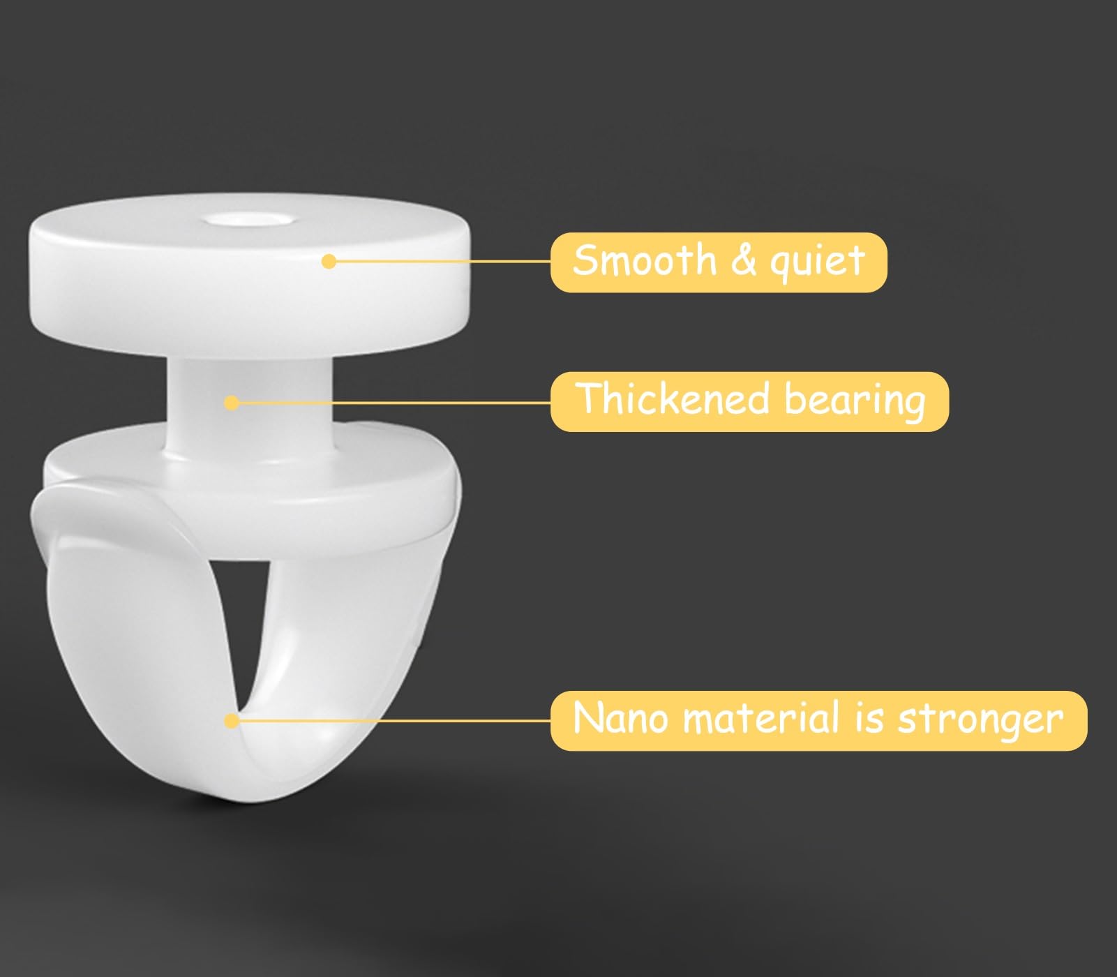 UrbanUp Binario Tenda Soffitto Binario Scorrevole per Tende in Lega di Alluminio Lungo 1-8 m, Binario per Tende Incassato per Doccia/Cucina, Aste per Tende in Metallo Nascoste(2.1m(6.8ft))