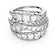 Swarovski, Hyperbola Wrap Ring, Weiß, 55