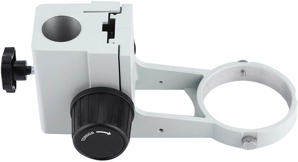Focusing Bracket Stand Head Holder Desktop Support Bracket Diameter 76mm with Tail for USB Digital Stereo Microscope Magnifier Loupe Camera
