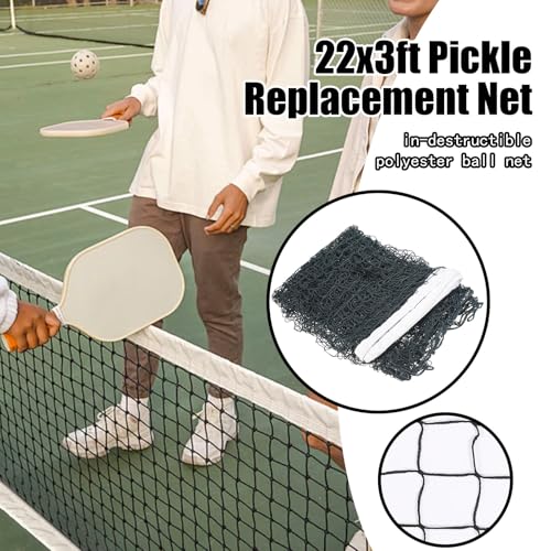 Filet de pickle ball de rechange ultra résistant pour entraînements