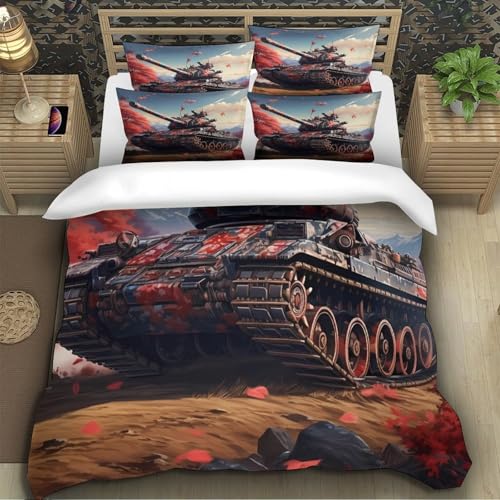 Parure de lit avion de chasse militaire 3D microfibre double 200x200 - 5
