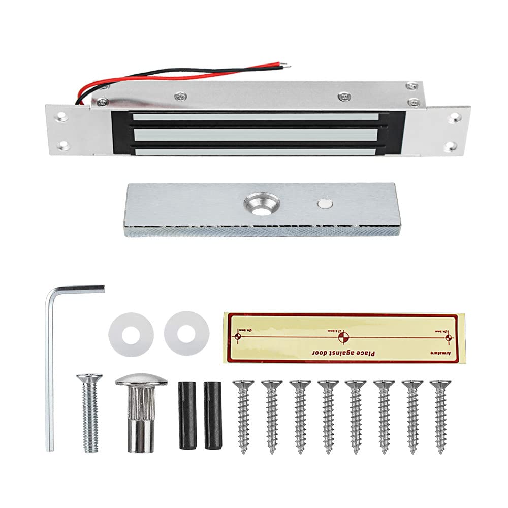 Zamek elektromagnetyczny wbudowany 180 kg (350 funtów) DC12 V, system kontroli dostępu z blokadą elektromagnetyczną, bezpieczny w razie awarii, zamek elektryczny typu NC