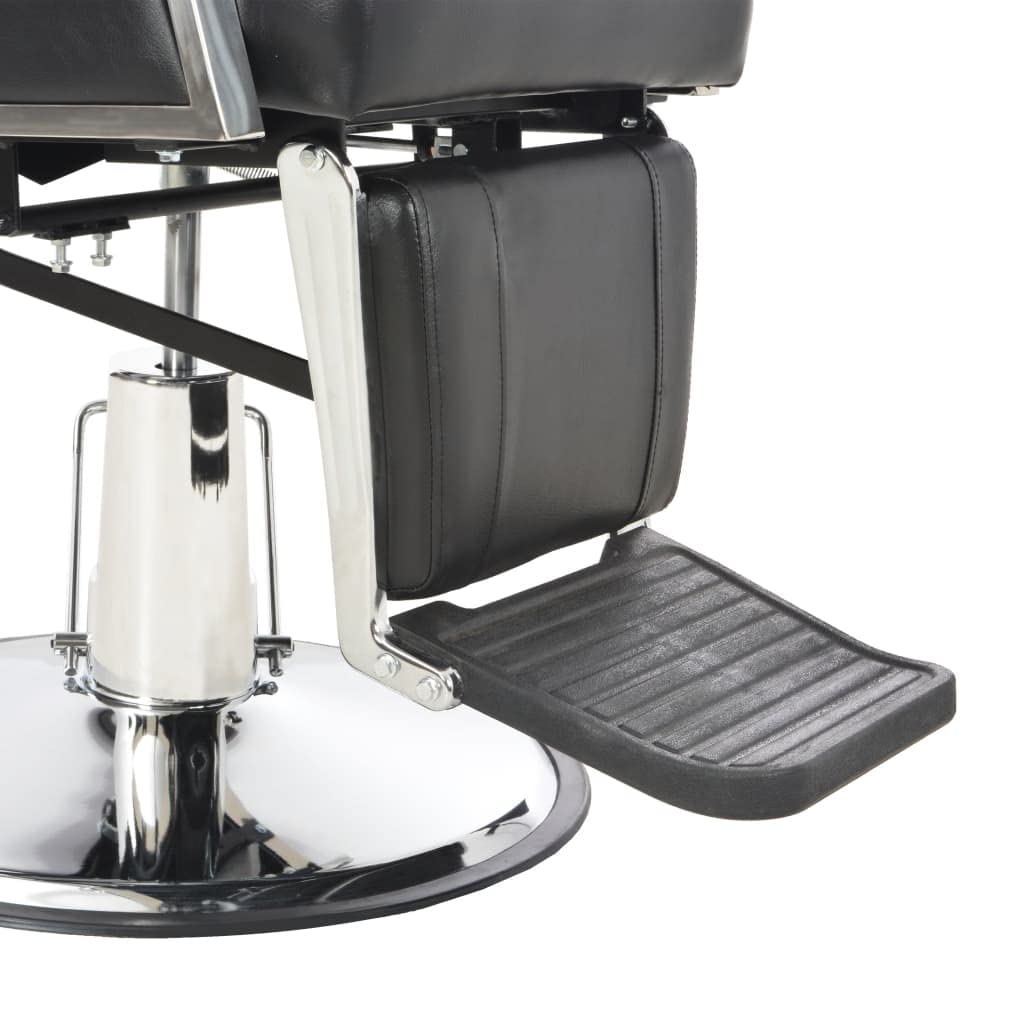 vidaXL Friseurstuhl Herren Stuhl Friseursessel Bedienungsstuhl Friseureinrichtung Salon Stuhl Barbierstuhl Schwarz 72x68x98 cm Kunstleder