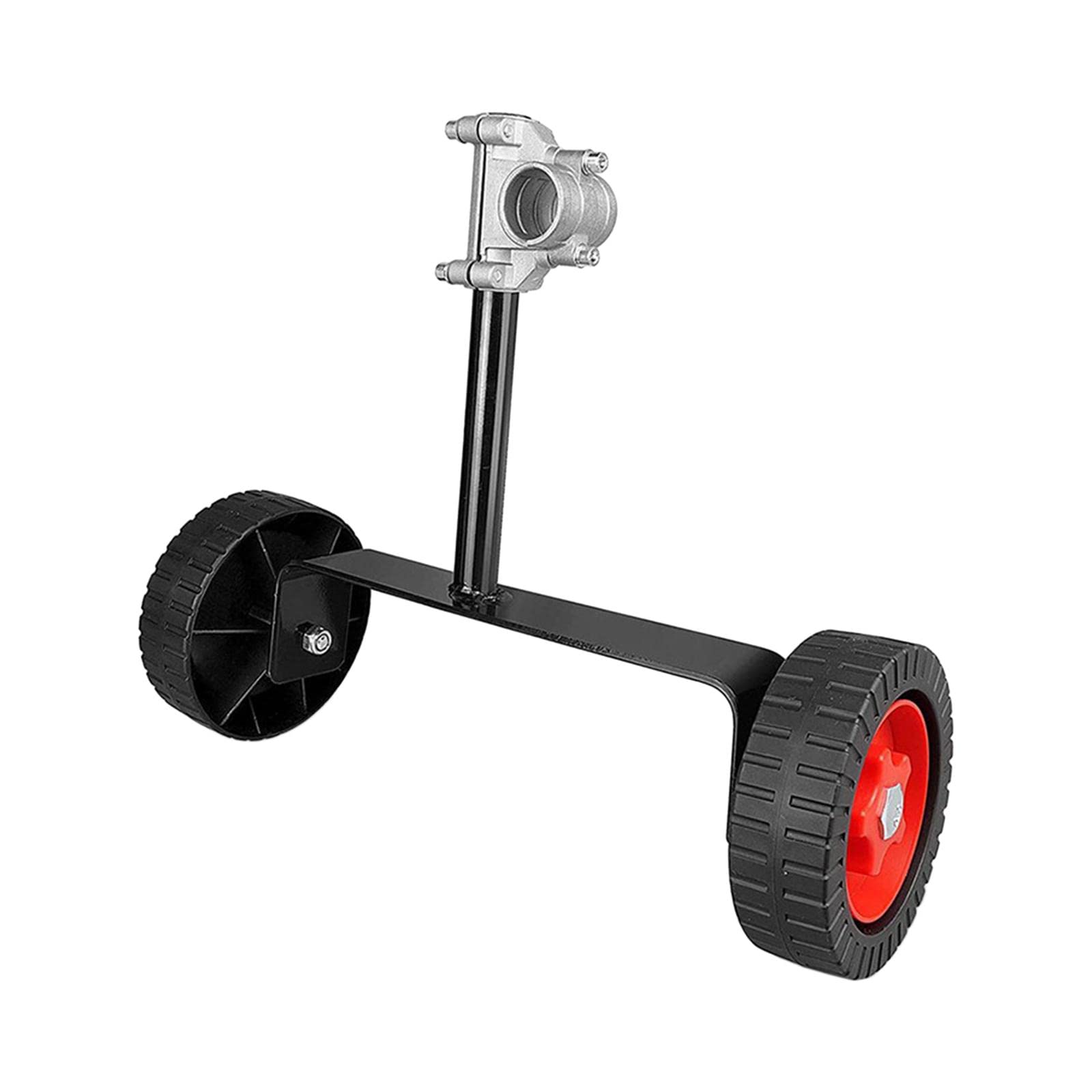 KESOTO Roues de Support pour Coupe-bordures, Diamètre 12 Cm. Accessoires Universels, Robustes et Résistantes. Roue de Support pour Coupe-bordures, Convient à un arbre de 28 mm