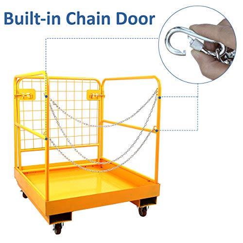 image for Sidasu Forklift Safety Cage 1150LBS Capacity, Forklift Work Platform 3