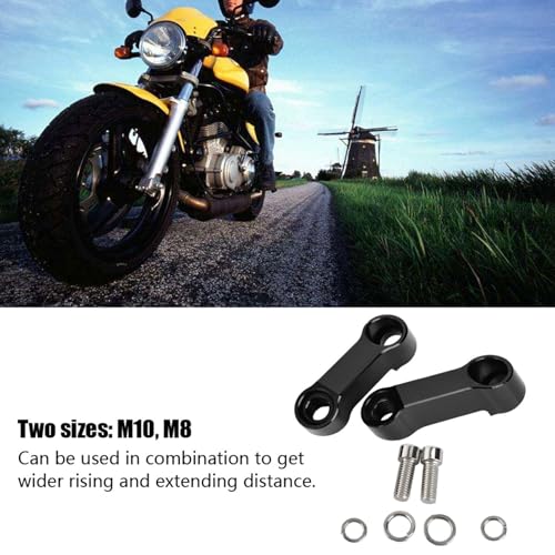 Spiegeladapter - Spiegeladapter - Fahrzeugmodifikation 10Mm 8Mm Motorrad R¨¹Ckspiegel Adapter Kit Riser Mount Extender